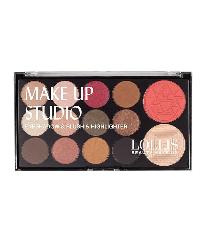 LOLLIS Набор для макияжа лица LOLLIS Make Up Studio Eyeshadow & Blush&Highlighter 01