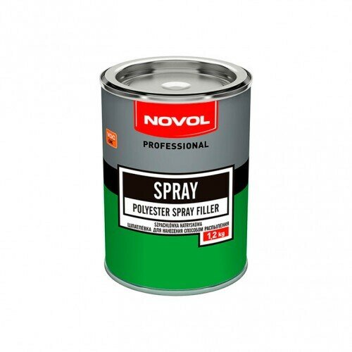 NOVOL Шпатлевка жидкая NOVOL SPRAY 1,2кг