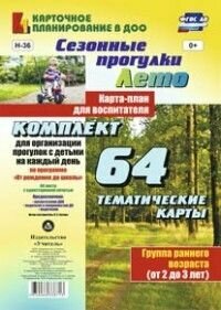 Сезонные прогулки "Лето". Карта-план. Группа раннего возраста - фото №4