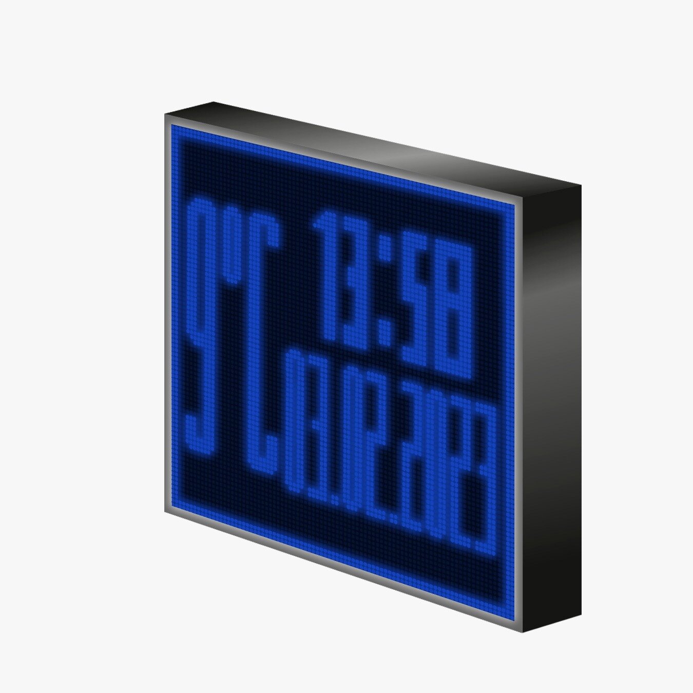 Бегущая строка/ Led /рекламная вывеска/ панель/37х37см — фото 1