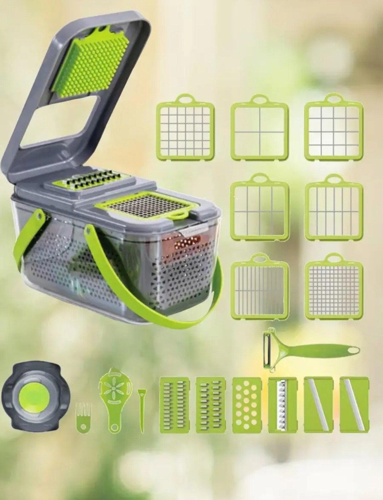 Многофункциональная овощерезка, мультирезка 22 в 1 — фото 1