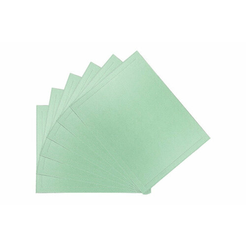 Набор салфеток подстановочных прямоугольных GioBagnara Морис 42х32 см, 2 строчки, 6 шт, фисташковый