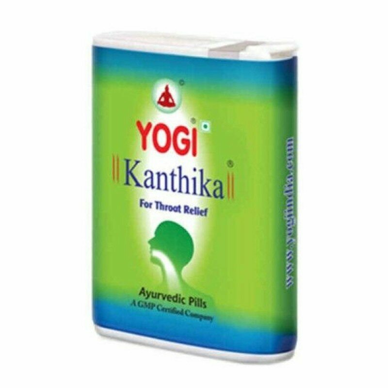 Драже для горла Йоги Кантика Yogi Kanthika pills, 70 шт