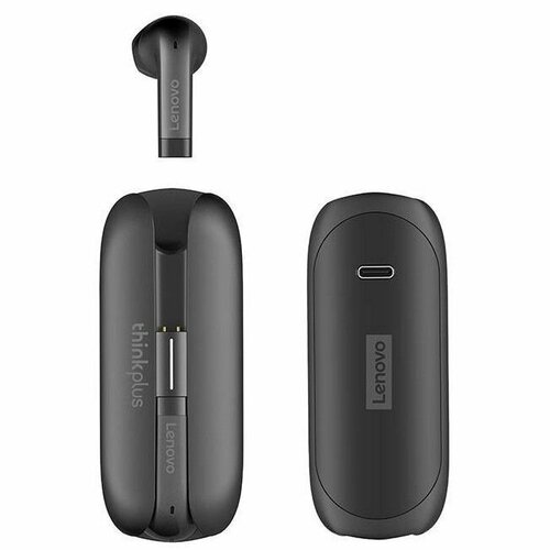 Наушники беспроводные с низкой задержкой Lenovo TW60B True Wireless Earbuds черные 199200₽