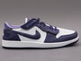 Кроссовки NIKE Air Jordan 1 Low, полнота D, размер 11,5 US, белый, фиолетовый