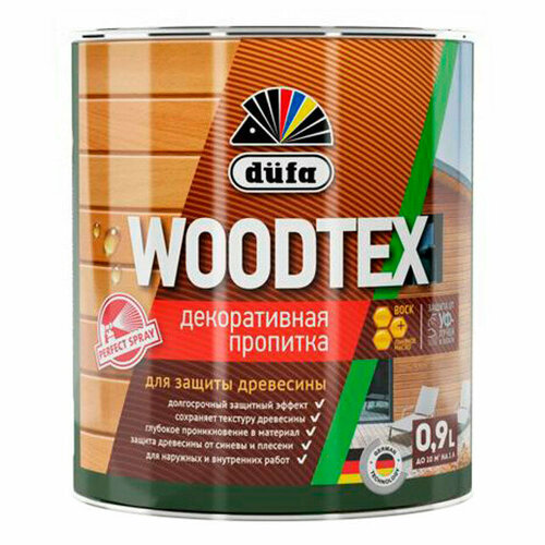 Средство деревозащитное dufa woodtex 0,9л орегон, арт. н0000006090