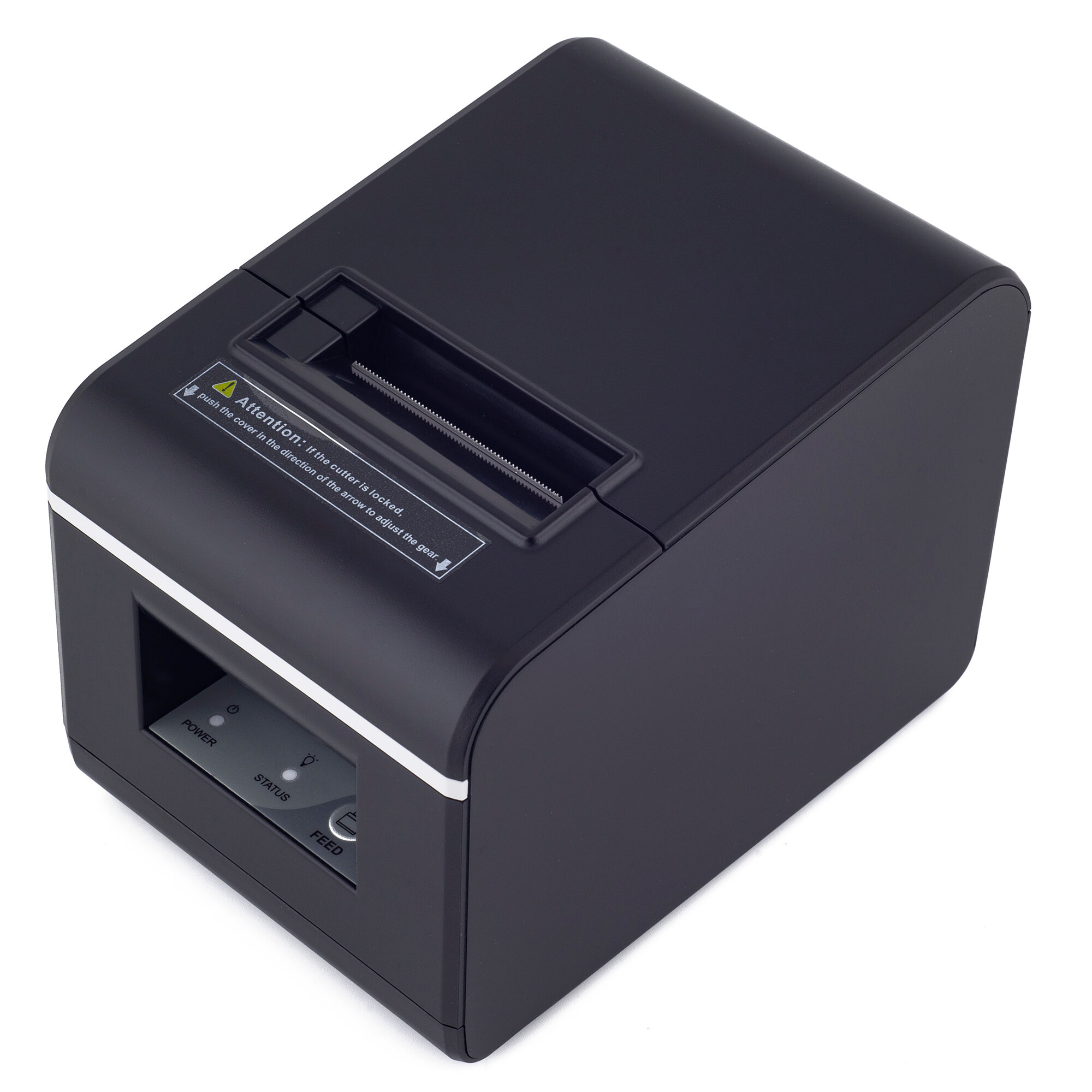 Чековый принтер MERTECH F58 (203 dpi, черный, термопечать, USB/RJ-12, с автоотрезчиком)