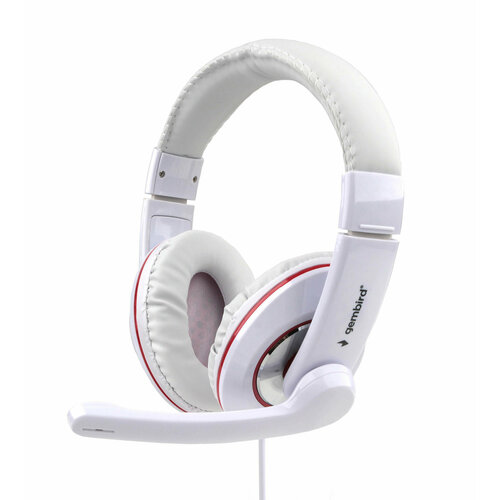 Проводные наушники Gembird MHS-780 белый 98200₽