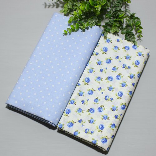 Ткань для шитья и рукоделия, набор 2шт по 100*150см. 