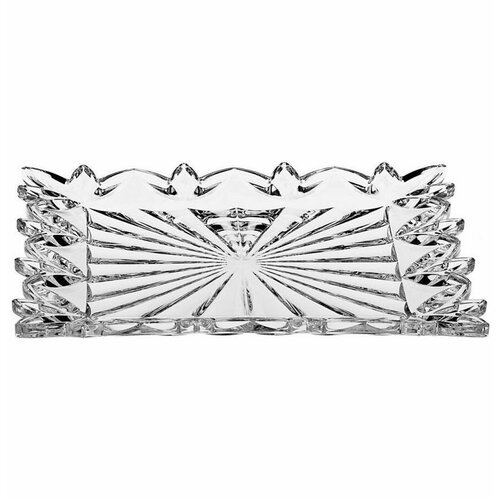 Тарелка 18,5 см квадратная Crystal Bohemia 