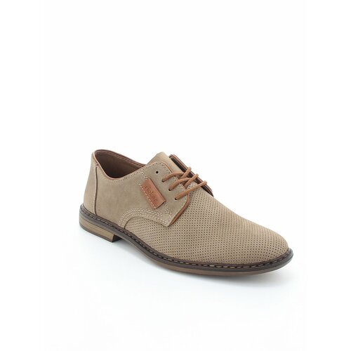 фото Туфли rieker, размер 43, коричневый, бежевый