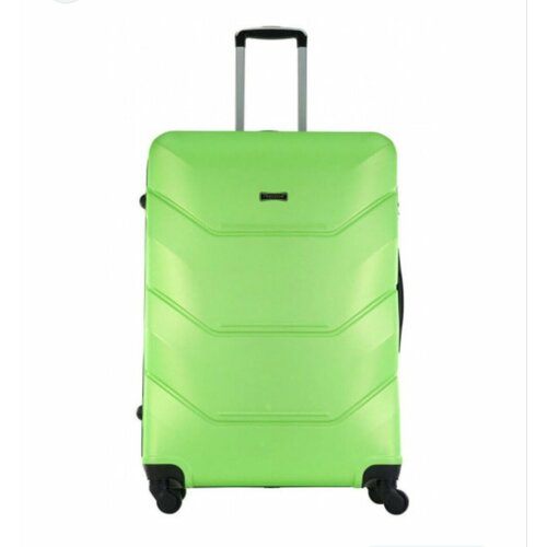 Чемодан , 89 л, размер L, зеленый чемодан полипропиленовый большой размер l 89 л 73x48x29 thousand blade темно зеленый