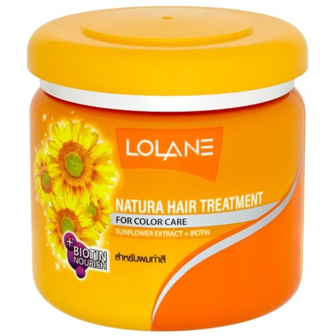 Маска для волос Lolane, для окрашенных волос, с экстрактом семян подсолнечника, 100 мл.