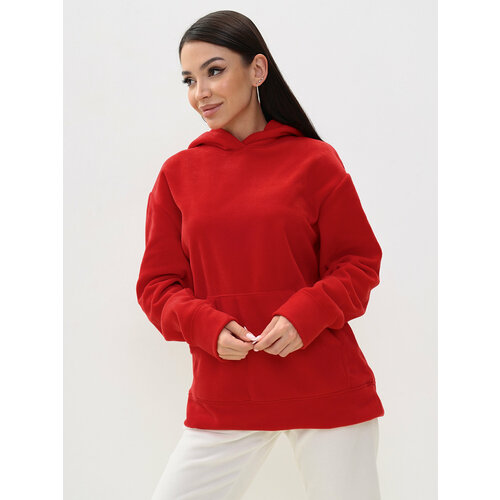 фото Худи mom №1 худи флисовое mom №1, oversize, размер l, красный