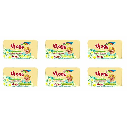 Аист Мыло туалетное Детское Чадо90 г6 шт 662₽