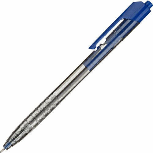 Ручка шариковая автомат. Deli Arrow д. ш.0,7мм лин 0,35мм син EQ01330