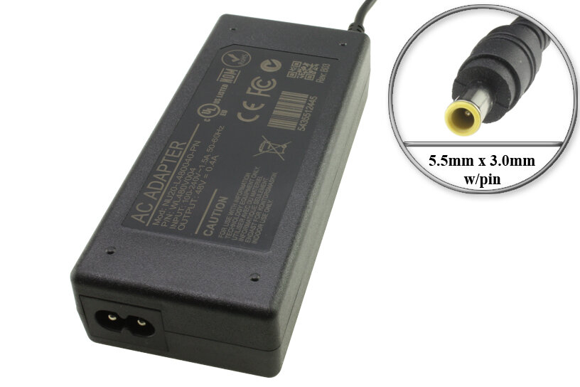 Адаптер (блок) питания 48V 0.40A 5.5mm x 3.0mm (NU20-L480040-I1) для сетевого PoE оборудования маршрутизатора роутера Cisco TP-Link и др.