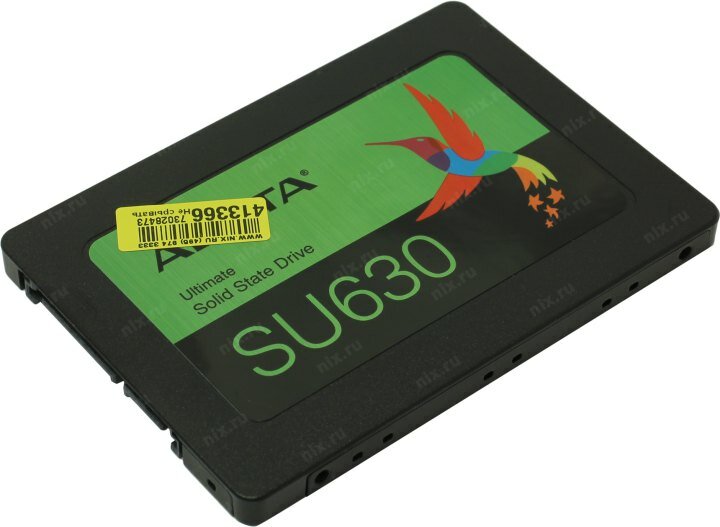 Накопитель SSD 2.5'' ADATA Ultimate SU630 960GB SATA 6Gb/s QLC 520/450MB/s IOPS 40K/65K MTBF 1.5M - фото №18