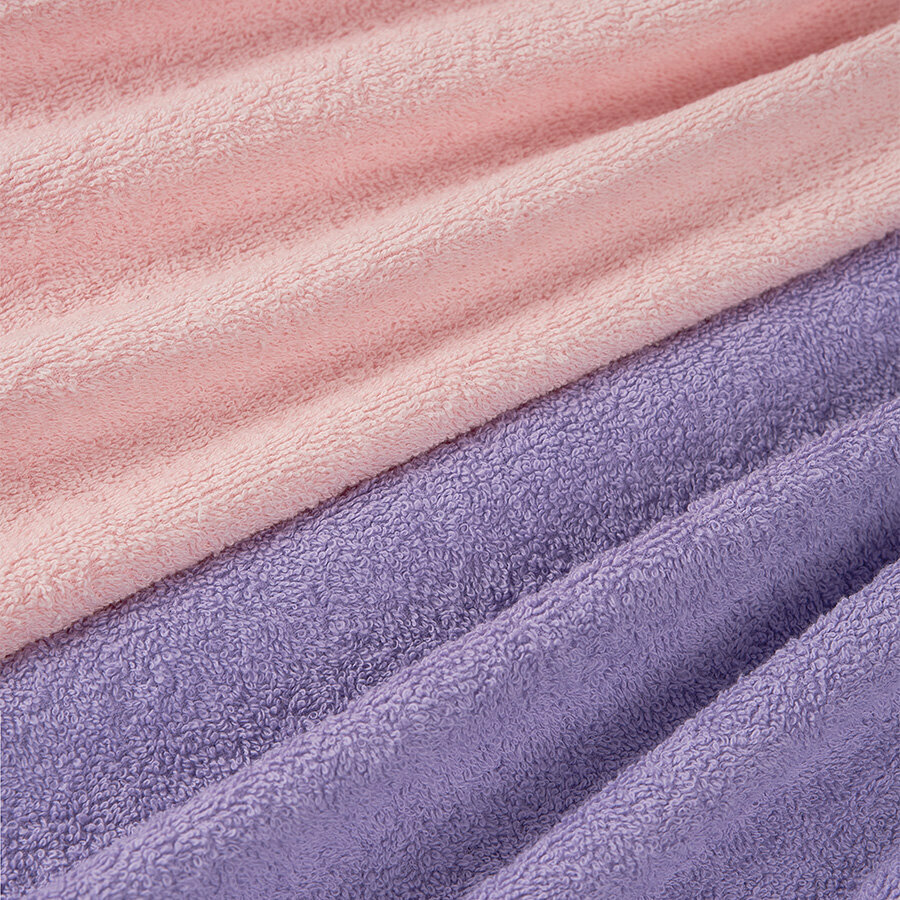 Полотенца махровые Diana, Эваланж, цвет: Сирень/Розовый - фотография № 9
