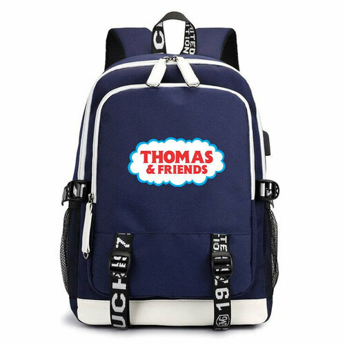 Рюкзак с логотипом Томас и его друзья синий с USB-портом №1