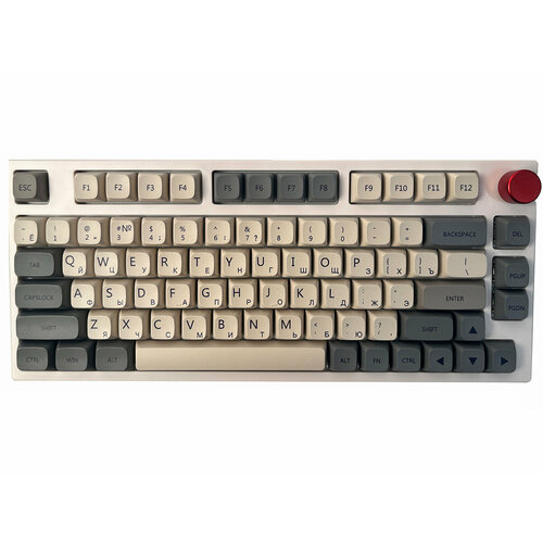 Клавиатура беспроводная механическая Epomaker TH80 Pro Gateron Pro Blue Switch Bluetooth RGB подстветка 4000мАч Белый TH80Pro-WHT-BOT-GatB 942800₽