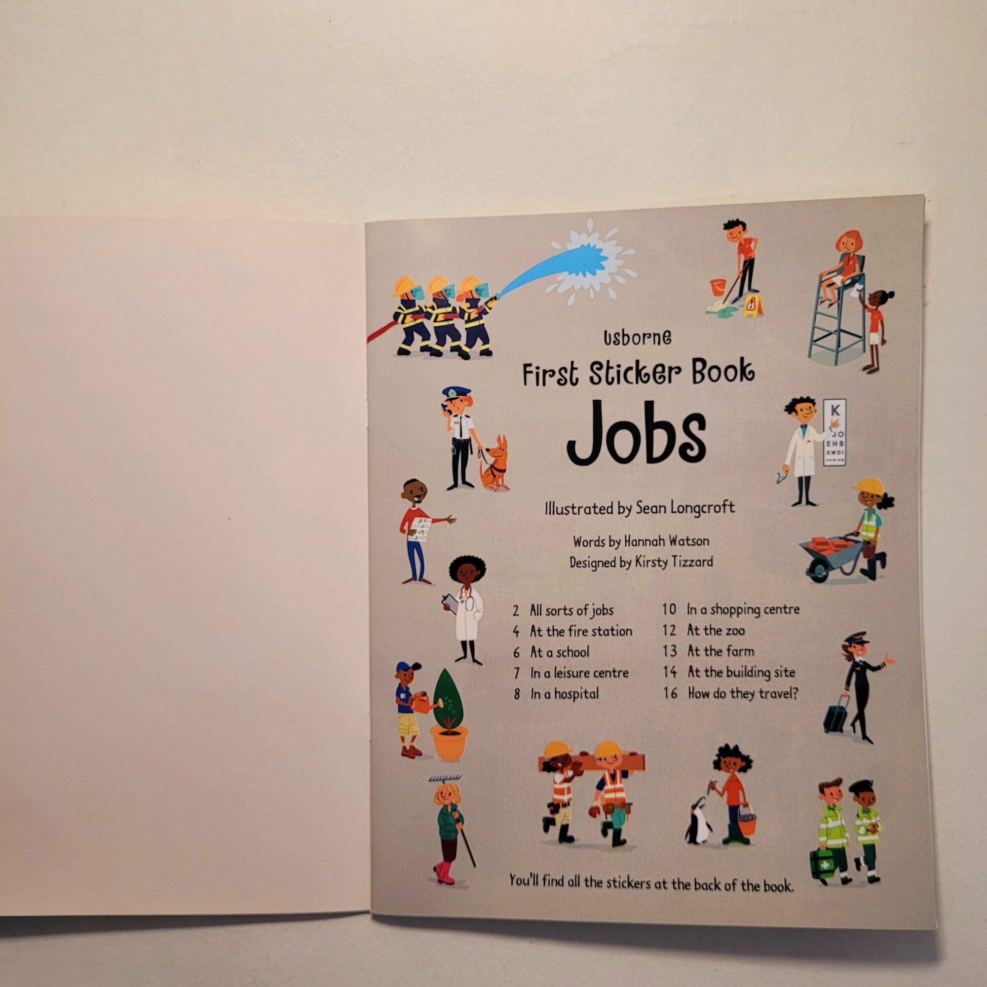 First Sticker Book. Jobs (Watson Hannah) - фото №2