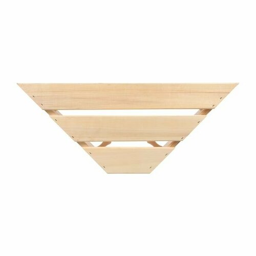 Полка угловая с вешалкой 4 крючка, Банные штучки