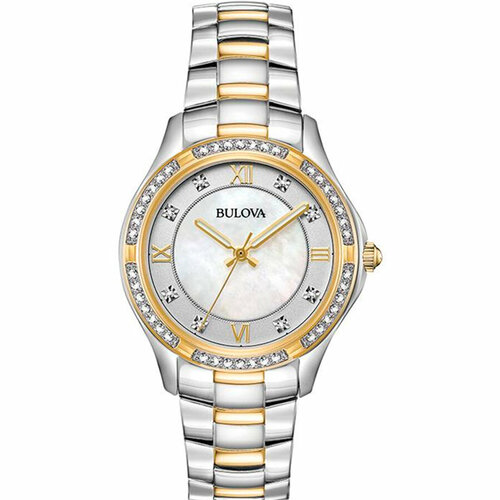 фото Наручные часы bulova, перламутровый