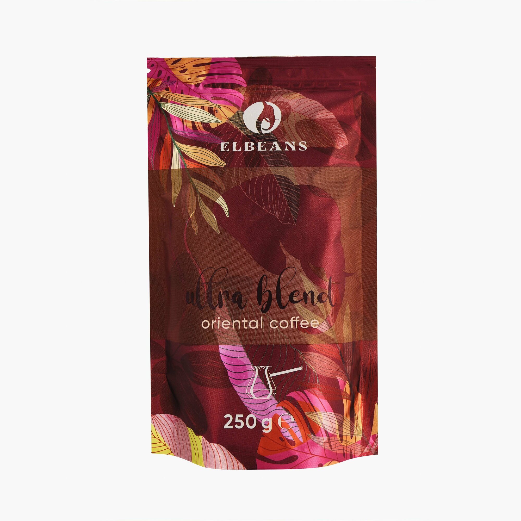 Кофе молотый Elbeans Ultra Blend, восточный, Arabica и Robusta, для турки и кофемашины, 250 грамм