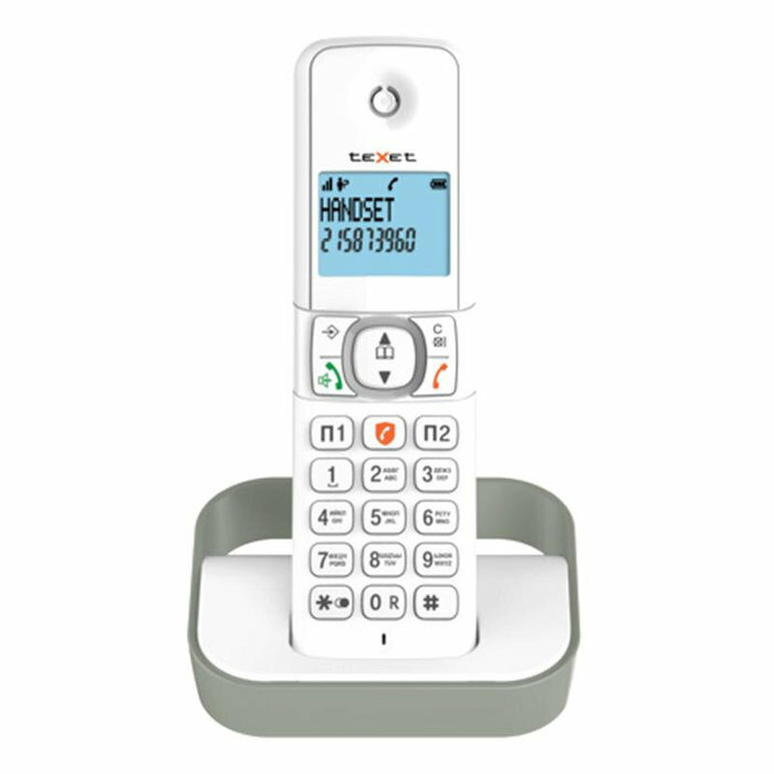 Радиотелефон TeXet TX-D5605A, белый/серый