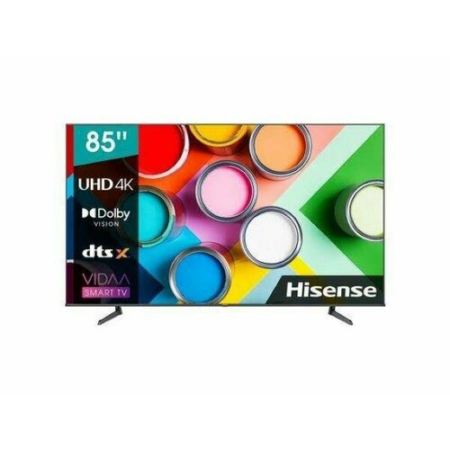 Телевизор Hisense 85A6BG Ultra HD Smart TV ОС VIDAA U5 WiFi PCI 2000 DVB-T2TCS2S 2х15W CI14 3хHDMI 2хUSB Black 13734700₽