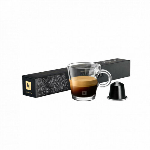 Оригинальные капсулы Nespresso Ristretto для кофемашины неспрессо Original, 10шт, 1уп.