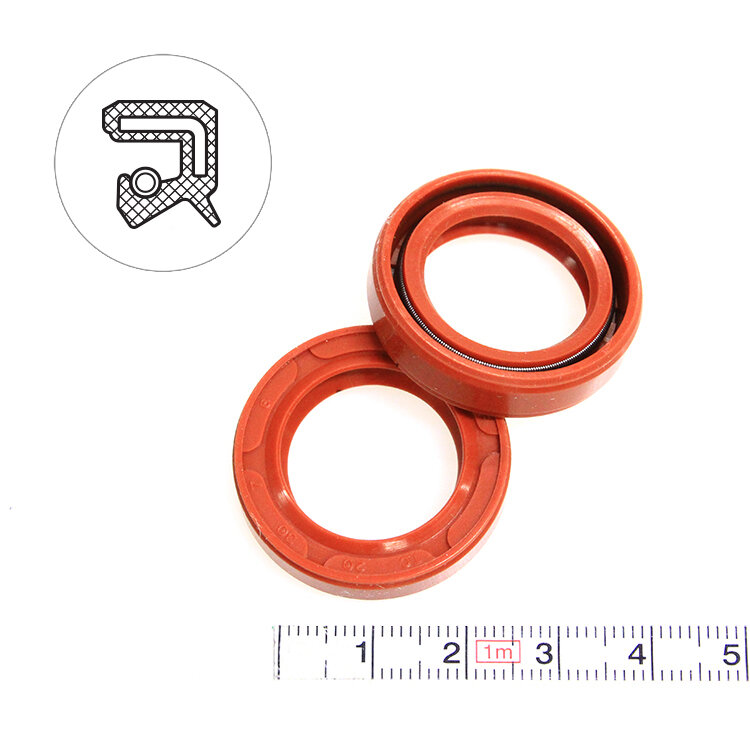 Манжета армированная (Сальник) 20х30х7 (тип 2 / TC) 70VMQ (упаковка 10 шт.)
