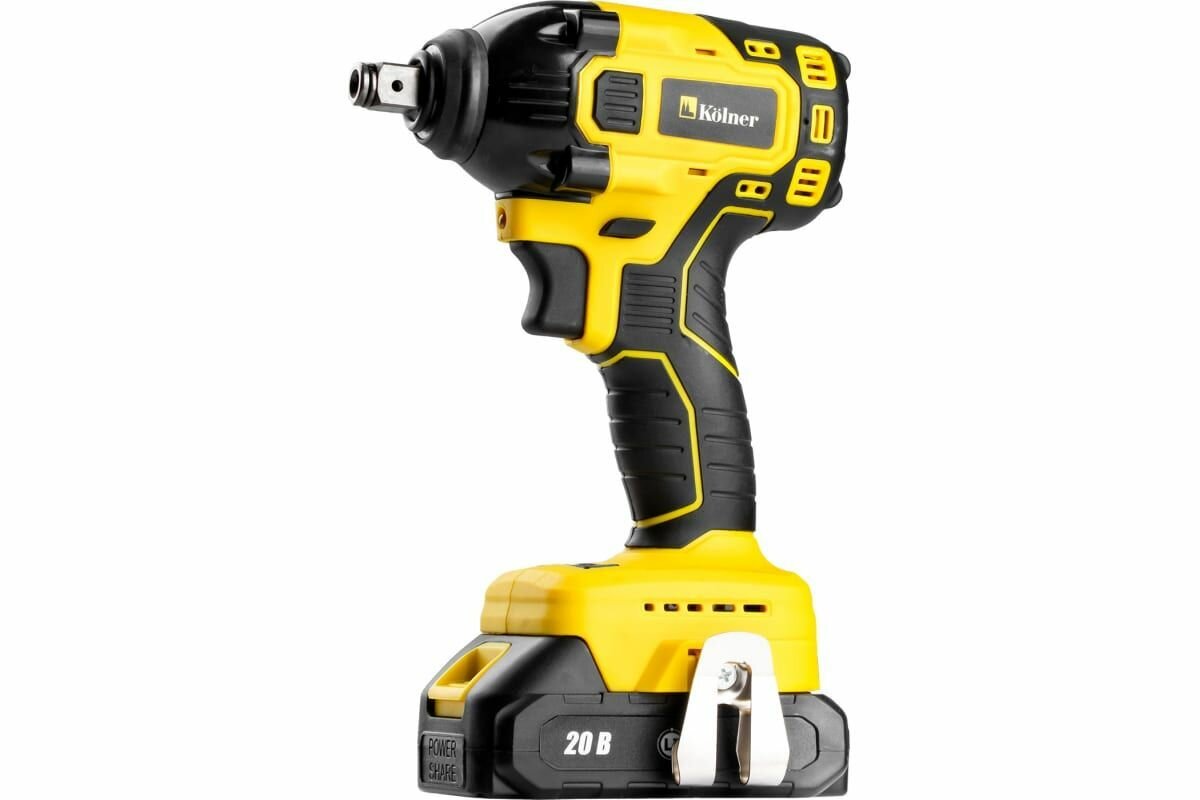фото KOLNER KCW 20/350 Гайковерт ударный аккумуляторный бесщёточный 350 Н*м, 20 В