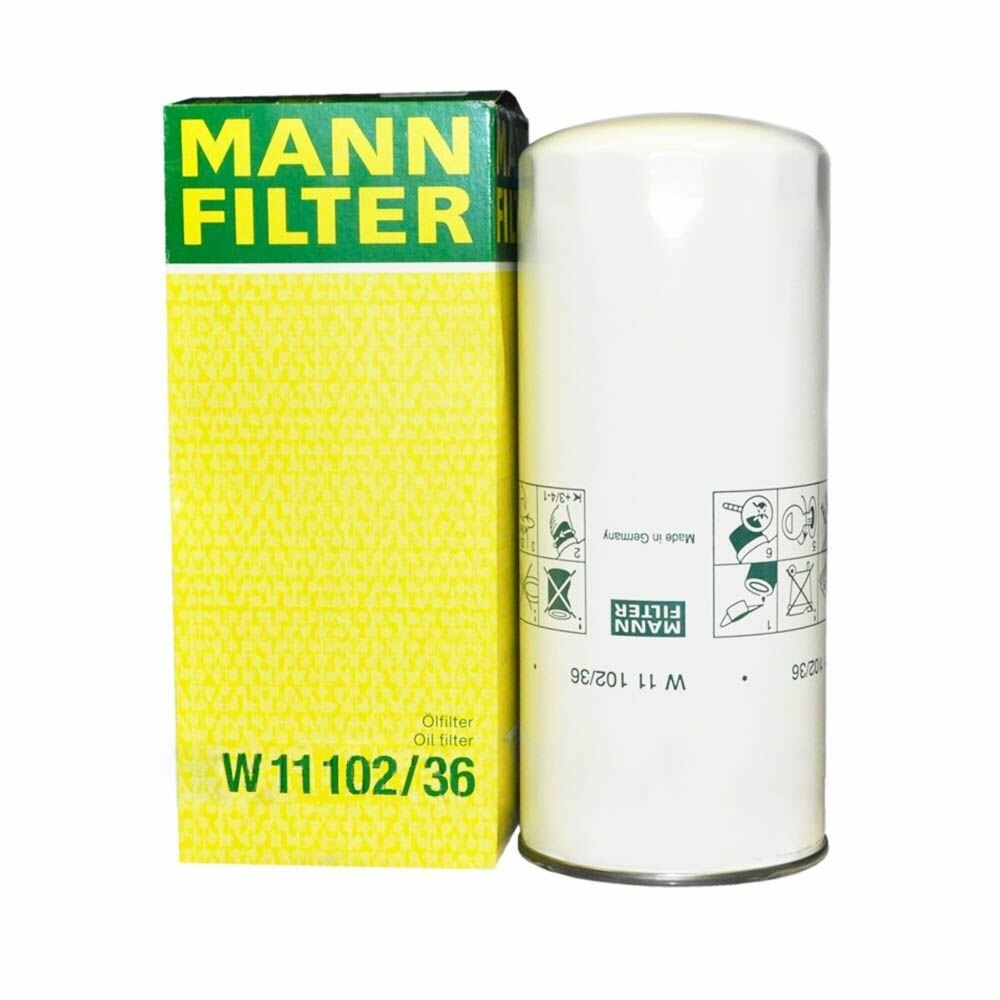 Фильтр масляный двигателя MANN-FILTER WP11102/3