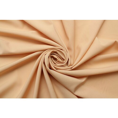 Ткань Шерсть костюмная Agnona светло-персиковая, ш152см, 0,5 м