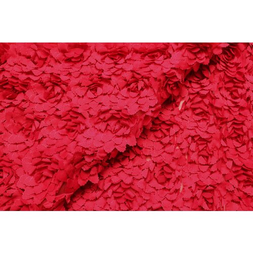 фото Ткань для вечернего платья cadena тёмно-красный, ш120см, 0,5 м