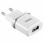 Сетевое зарядное устройство HOCO C11 Smart 1xUSB, 1A, белый