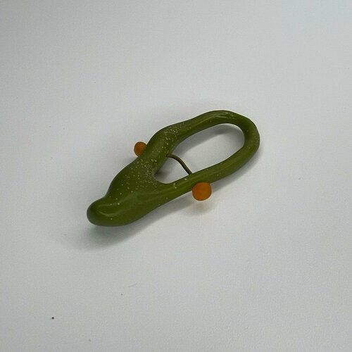 Кольцо, зеленый/желтый