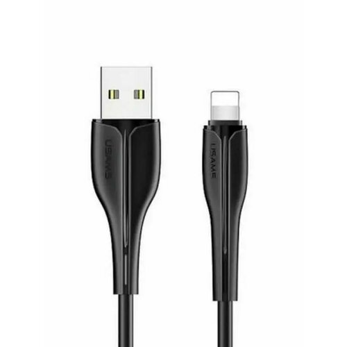 Кабель iPhone Lightning USAMS SJ371 U38 (2A/1m) черный горящие скидки usams u38 usb to microusb 1m black