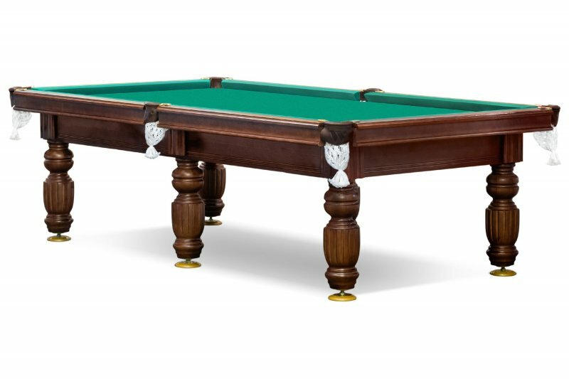 Стол для пирамиды "Устюг" Weekend Billiard Company (8 футов, 6 ног, под шар 60мм, 25мм камень)