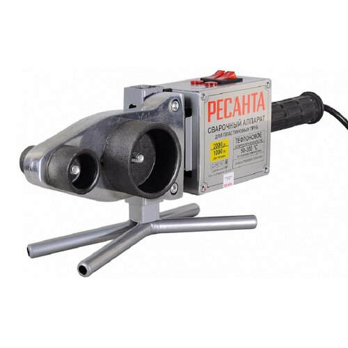 Сварочный аппарат для пластиковых труб Ресанта АСПТ-2000К раструбная 2кВт кейс в комплекте 11356₽
