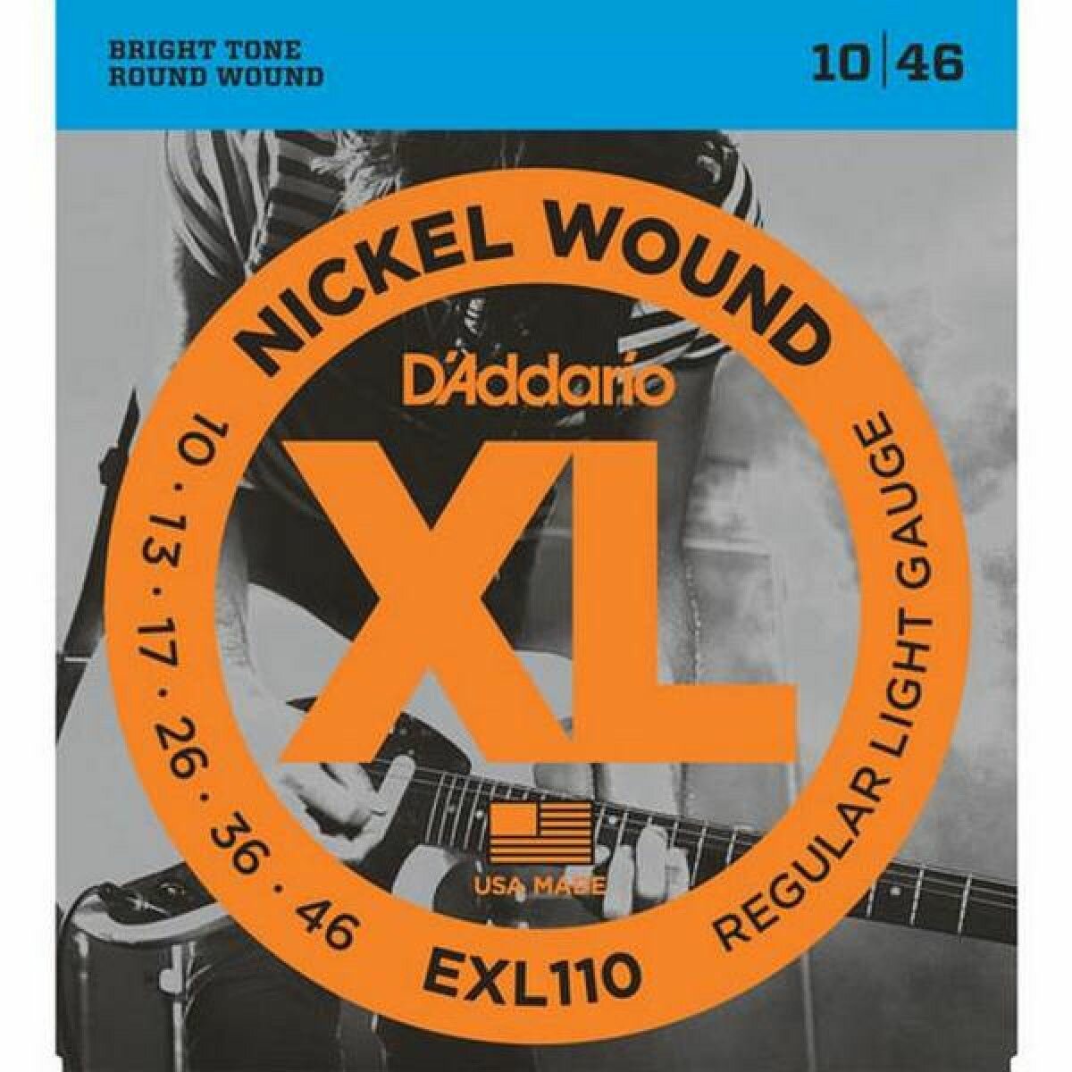 Струны DAddario Nickel Wound 10-46 (EXL110 XL)