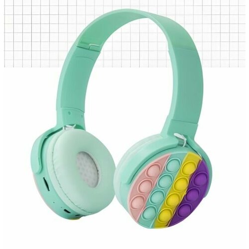 Беспроводные Bluetooth наушники Поп It зеленые 1990₽