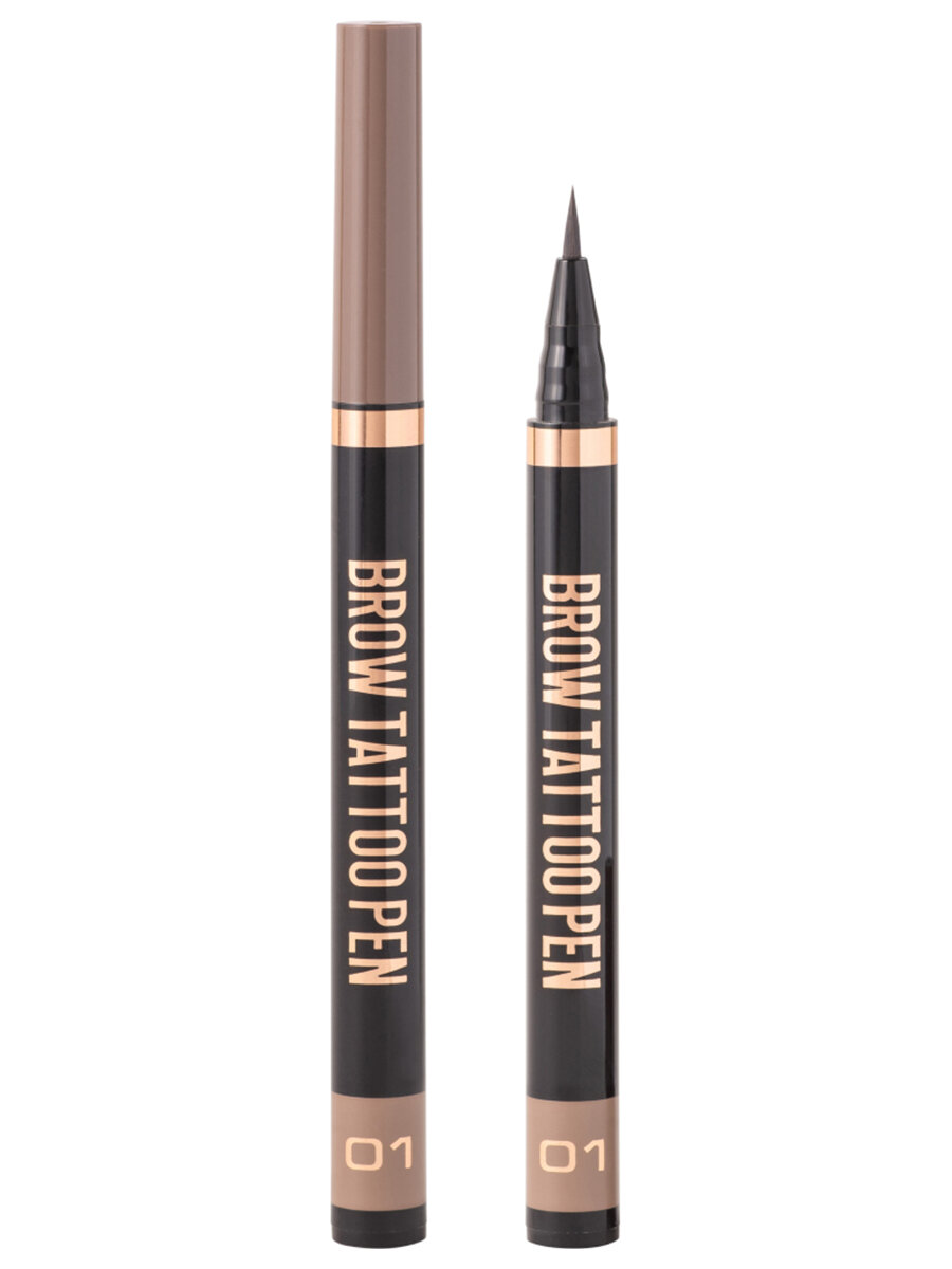 Лайнер для бровей Stellary стойкий Brow Tattoo Pen, тон 01 blond