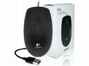 Мышь проводная Logitech B100 Black