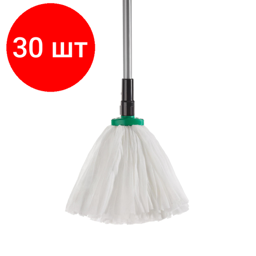 Комплект 30 штук Насадка МОП Кентукки SYRsorb неткан 120гр с держ Interchange зеленая SS005 11249₽