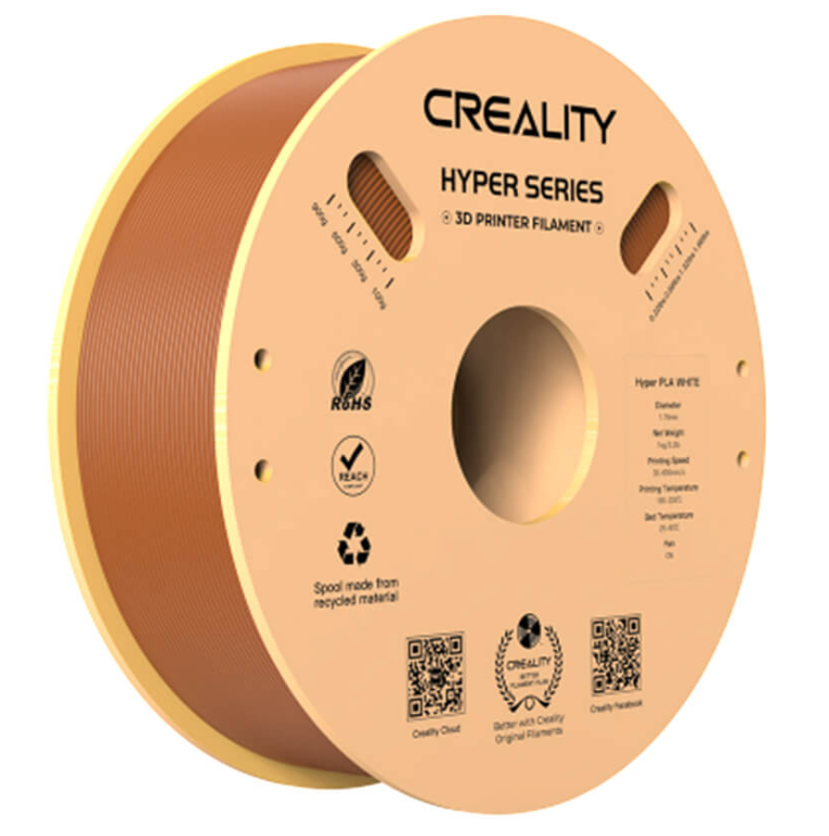 Катушка Hyper PLA-пластика Creality 1.75 мм 1кг коричневвая