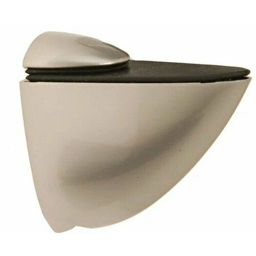 Полкодержатель для стеклянной или деревянной полки, Тукан ( Большой) 73мм цвет матовый никель-2 шт