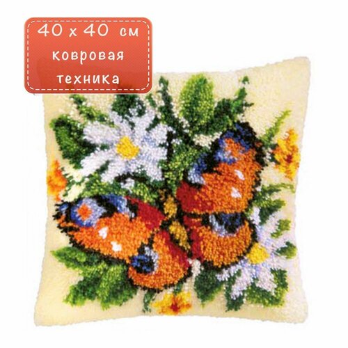Набор для вышивания в ковровой технике Подушка 